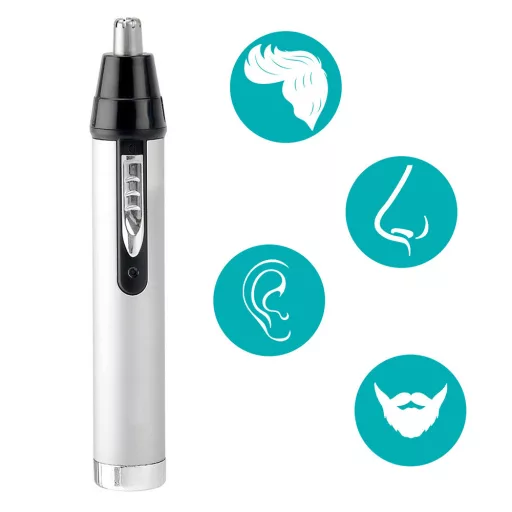 Rasoi per peli del viso 3-in-1 con lame in acciaio inossidabile e design ricaricabile