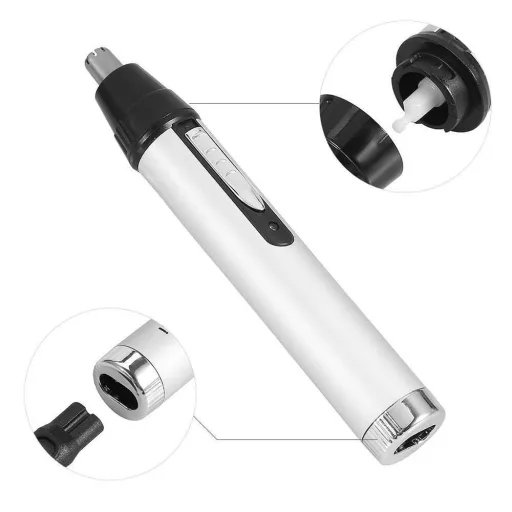 Rasoi per peli del viso 3-in-1 con lame in acciaio inossidabile e design ricaricabile