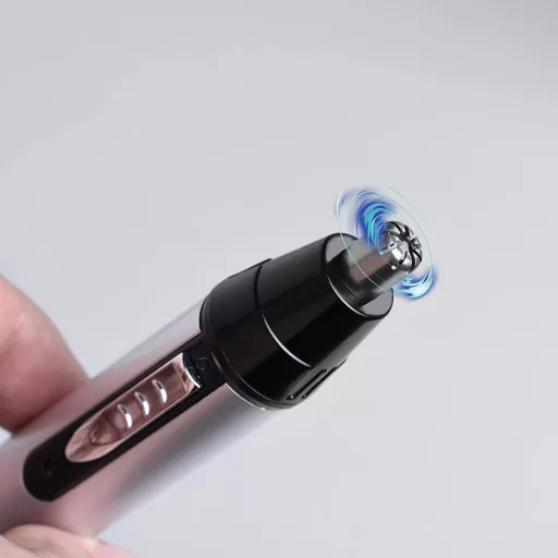 Rasoi per peli del viso 3-in-1 con lame in acciaio inossidabile e design ricaricabile