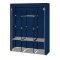 Armadio mobile con copertura con zip - 130x45x170 cm, facile da montare, storage antipolvere