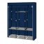 Armadio mobile con copertura con zip - 130x45x170 cm, facile da montare, storage antipolvere