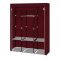 Armadio mobile con copertura con zip - 130x45x170 cm, facile da montare, storage antipolvere