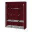 Armadio mobile con copertura con zip - 130x45x170 cm, facile da montare, storage antipolvere