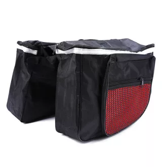   Borsa da bicicletta impermeabile doppia da 25L con strisce riflettenti