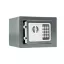 Cassaforte Digitale Compatta con Codice PIN e Accesso con Chiave - Grigia