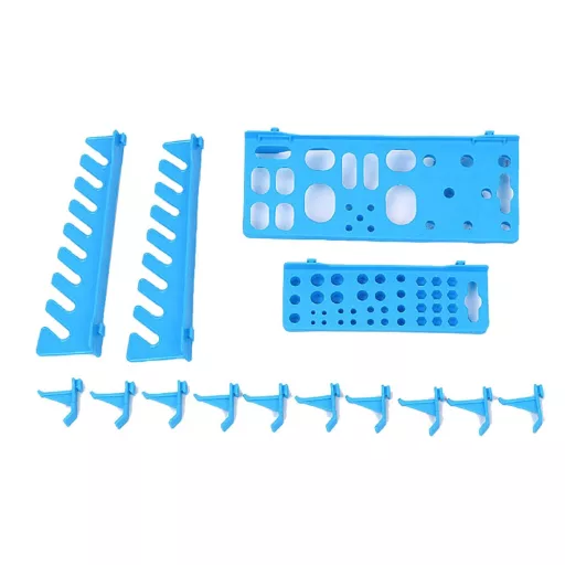 Set di organizer per attrezzi e viti da parete - 43 pezzi, soluzione di stoccaggio in plastica resistente