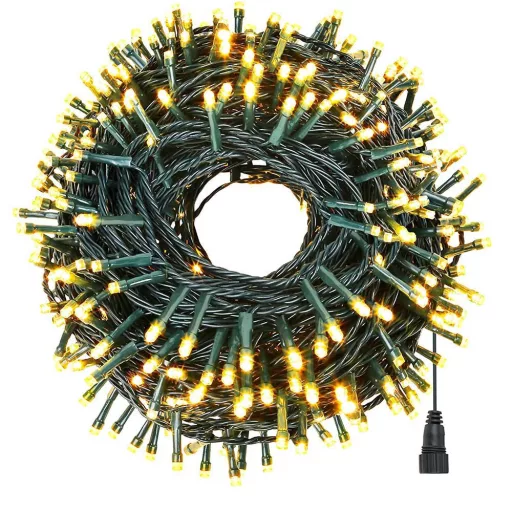 Luci a stringa LED disponibili in diverse dimensioni e colori - 120 LED - bianco caldo