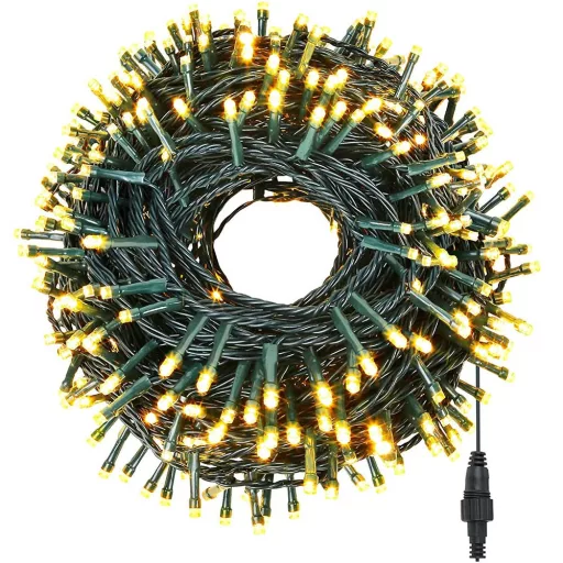 Luci a stringa LED impermeabili 360 - Bianco caldo - Vari formati e colori