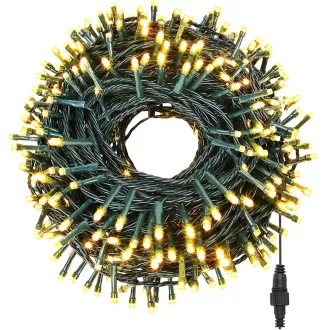   Luci a stringa LED impermeabili 480 LED - Bianco caldo, varie dimensioni e colori