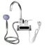 Rubinetto scaldacqua con display LED - Montaggio a parete, connessione orizzontale con doccetta