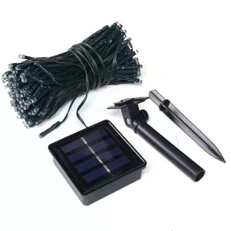   100 LED Luci a Stringa Solari per Giardino - 10m, Resistenti alle Intemperie, Vari Colori