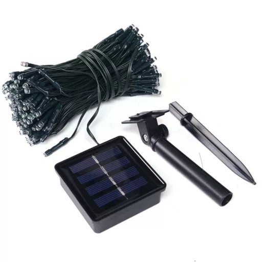 100 LED Luci a Stringa Solari per Giardino - 10m, Resistenti alle Intemperie, Vari Colori