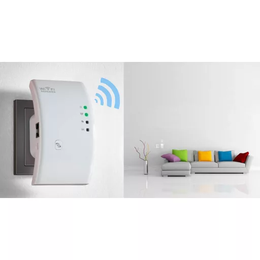 Ripetitore WiFi senza fili - Copertura di 200 m, Velocità di 300 Mbps