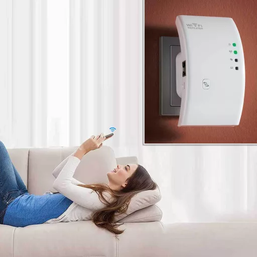 Ripetitore WiFi senza fili - Copertura di 200 m, Velocità di 300 Mbps