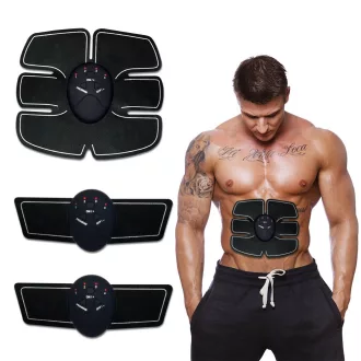   Stimolatore Muscolare Portatile per Addominali e Braccia con 6 Programmi e Massaggio Antistress