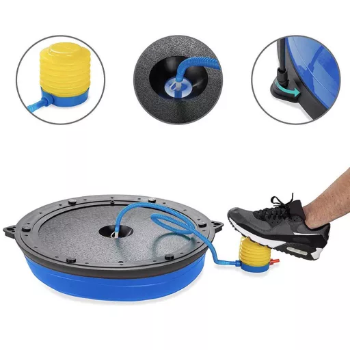 Palla per equilibrio per coordinazione e allenamenti total body - Capacità 150 kg, design doppio lato