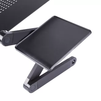   Supporto per laptop regolabile con vassoio per mouse - ergonomico, portatile, design universale