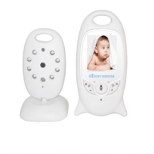 Monitor per bambini con telecamera e comunicazione bidirezionale e sensore di temperatura