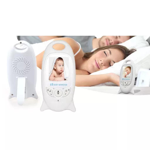 Monitor per bambini con telecamera e comunicazione bidirezionale e sensore di temperatura