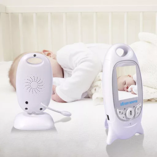 Monitor per bambini con telecamera e comunicazione bidirezionale e sensore di temperatura