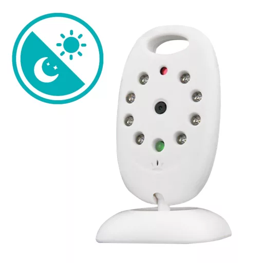 Monitor per bambini con telecamera e comunicazione bidirezionale e sensore di temperatura