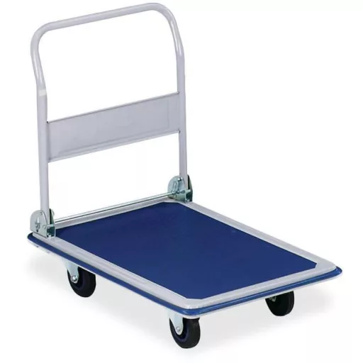 Carrello a mano pieghevole in metallo con capacità di 150 kg