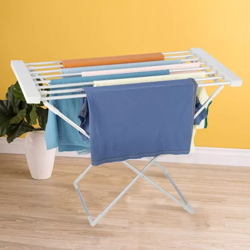Asciugatrice elettrica pieghevole da 120W con 8 barre riscaldate e superficie di asciugatura di 6,2 m