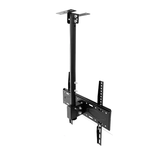 Supporto TV da soffitto per schermi da 26-55", inclinazione e rotazione regolabili, capacità di 55 kg