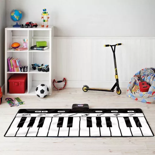 Tappeto da gioco gigante per pianoforte con tasti sensibili alla pressione e funzione di registrazione