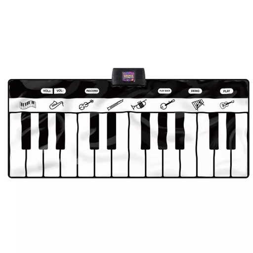 Tappeto da gioco gigante per pianoforte con tasti sensibili alla pressione e funzione di registrazione