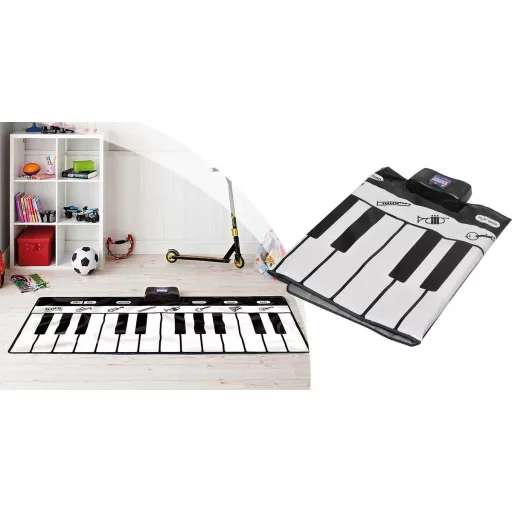 Tappeto da gioco gigante per pianoforte con tasti sensibili alla pressione e funzione di registrazione