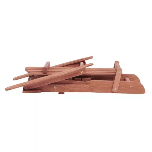 Sedia da giardino pieghevole in legno di cedro classica - Design ergonomico, durevole e salvaspazio