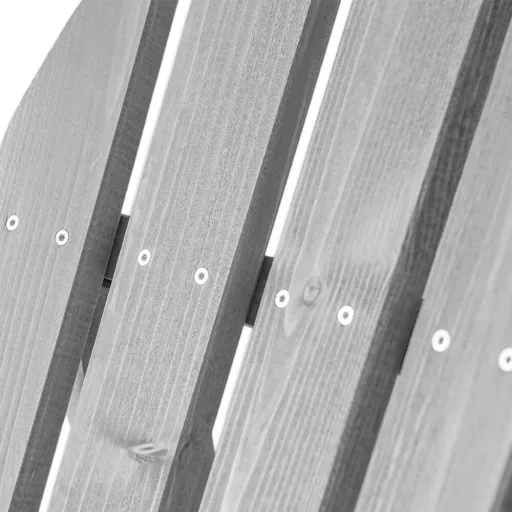Sedia da giardino in legno di cedro classica - Design ergonomico, pieghevole, durevole
