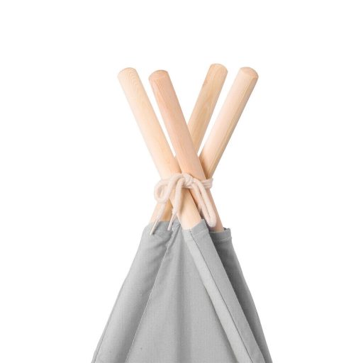 Tenda Indiana per Bambini - Grigia, Casa da Gioco Interna/Esterna con Struttura Stabile