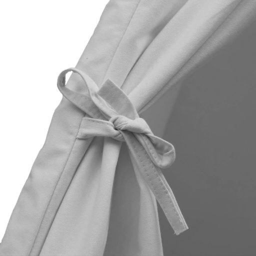 Tenda Indiana per Bambini - Grigia, Casa da Gioco Interna/Esterna con Struttura Stabile