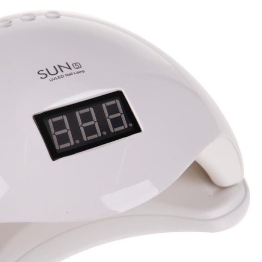 Lampada UV a 24 LED con Display Digitale e Timer - 48W, Base Magnetica Rimovibile