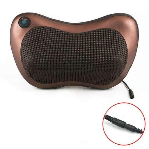 Cuscino Massaggiante Elettrico con 8 Teste Rotanti per Relax Ovunque