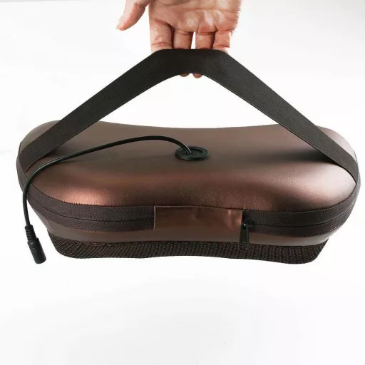 Cuscino Massaggiante Elettrico con 8 Teste Rotanti per Relax Ovunque