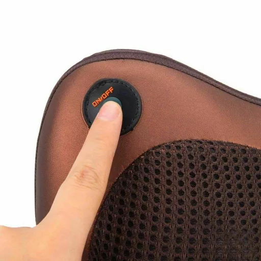 Cuscino Massaggiante Elettrico con 8 Teste Rotanti per Relax Ovunque