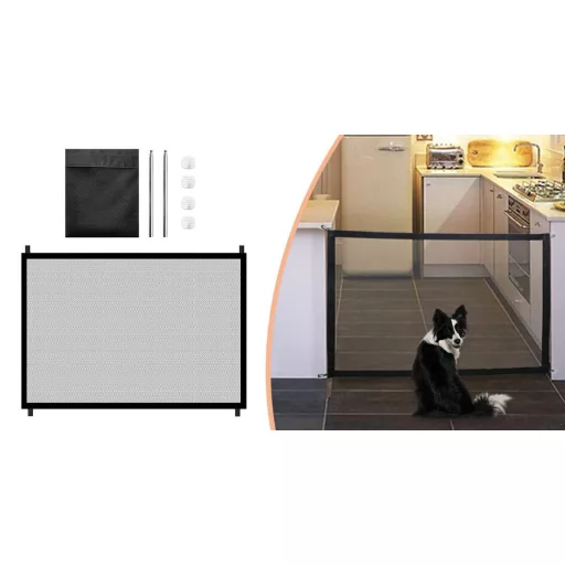 Rete di Sicurezza per Animali Domestici per Porte - Installazione Facile, Adatta per Cani di Grandi Dimensioni