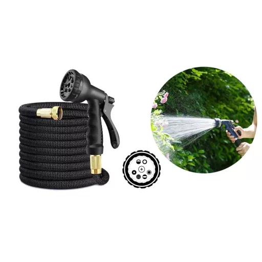 Tubo da giardino espandibile con ugello a 7 funzioni - 15 metri