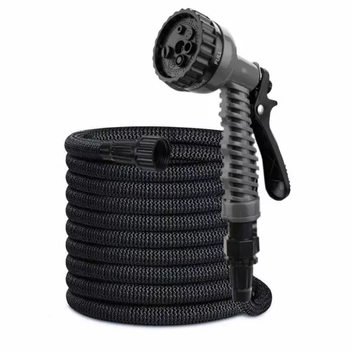 Tubo da giardino espandibile 30m con pistola spray a 7 funzioni