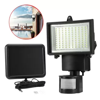   Faro solare a LED 60 con sensore di movimento e resistenza alle intemperie IP65
