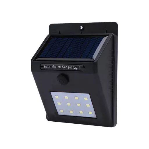 Set di 4 lampade solari da parete con sensore crepuscolare, impermeabili IP64, 12 ore di autonomia