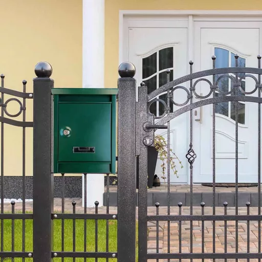 Cassetta postale metallica con serratura - Design resistente alle intemperie, durevole per uso esterno