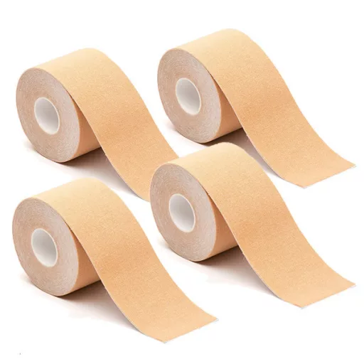 Nastro Kinesiologico 4-Pack in Vari Colori - 5cm x 5m, Impermeabile e Traspirante