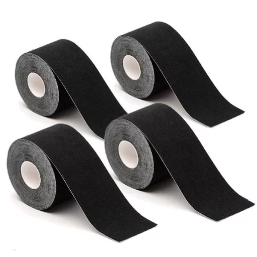 Nastro Kinesiologico 4-Pack per Alleviare il Dolore - Impermeabile, Traspirante, 5cm x 5m, Vari Colori