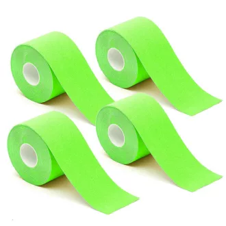   Nastro Kinesiologico 4-Pack per Alleviare il Dolore - Impermeabile, Traspirante, 5cm x 5m, Vari Colori