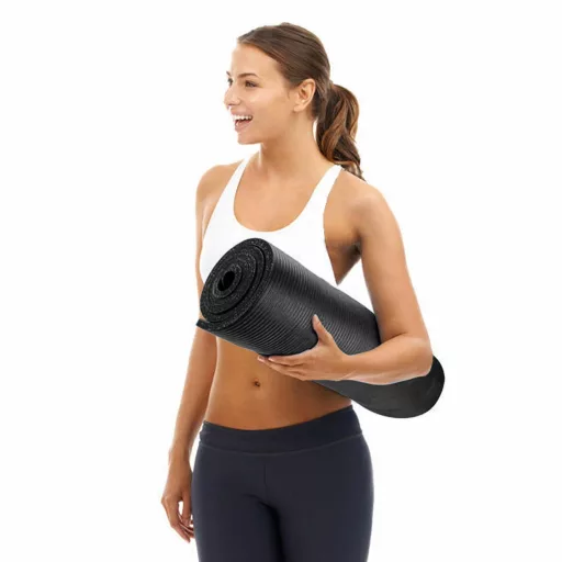 Tappetino da yoga antiscivolo spesso 6 mm con borsa - 3 colori disponibili