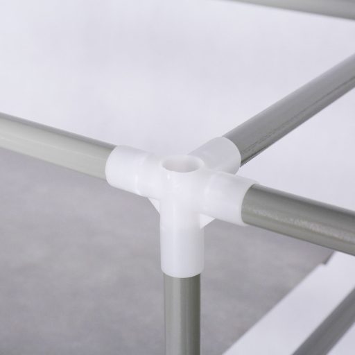 Mobile Shoe Storage Cabinet with 12 Shelves and Zipper Cover - 4 Colors